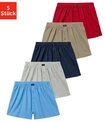 H.I.S Weiter Boxer Herren Boxer (Packung, 5-St) weite Passform, Komfortbund, aus