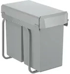 Grohe Einbaum&uuml;lleimer Blue M&uuml;lltrennsystem, 30cm, 2 x 15 Liter, grau (40855000)