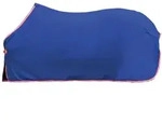 HKM Pferde-Abschwitzdecke HKM Abschwitzdecke -Alaska- blau|rot 135 cm