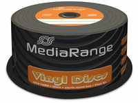 Mediarange DVD-Rohling MEDIARANGE CD-R Spindel Vinyl-Optik