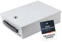 HMF Geldkassette Abschlie&szlig;bare Dokumentenkassette DIN A5, Dokumentenbox, 27 x...