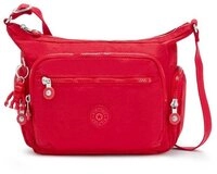 KIPLING Umh&auml;ngetasche GABBIE S, Klein in Rot Schultertasche mit vielen F&auml;chern