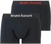 Boxer BRUNO BANANI "Flowing", Herren, Gr. XL (7), schwarz (rot, schwarz, wei&szlig;,