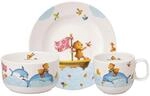 Kindergeschirr-Set VILLEROY & BOCH "Kindergeschirr Happy as a Bear 3er Set bunt",