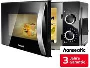 Hanseatic Mikrowelle SMH207P3H-P, schwarz, Mikrowelle, 20 l, inkl. 3 Jahre