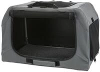 TRIXIE Hunde-Transportbox Hundebox&nbsp;Easy - grau - 50 &times; 33 &times; 36 cm
