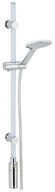 WENKO Handbrause Duschstange LED mit Duschkopf, 12 Farbt&ouml;ne, Set, (Brausestangenset)