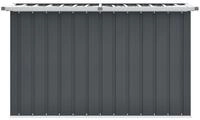 vidaXL Gartenbox, Gartenaufbewahrungsbox Grau 149 x 99 x 93 cm