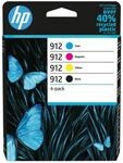 HP Druckerpatronen Original HP 912 (6ZC74AE) Multipack Tintenpatrone