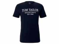 TOM TAILOR T-Shirt, blau