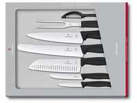 Victorinox Messer-Set Swiss Classic Küchengarnitur, 7-teilig, schwarz