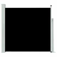 vidaXL Seitenmarkise Ausziehbare Seitenmarkise 170&times;300 cm Schwarz