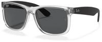 Ray-Ban Sonnenbrille Justin 651287 (Glasfarbe: grau) transparent - 1 Brille
