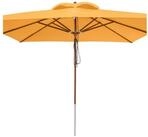 anndora-sonnenschirm Sonnenschirm 4x4 Meter quadratisch Winddach, LxB: 400,00x400,00
