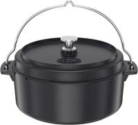 R&Ouml;SLE Grilltopf Dutch-Oven Vario, Edelstahl 18/10, Gusseisen, &Oslash; 35 cm, 8,5 l