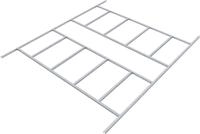 Pergart Fundamentrahmen Frankfurt II 1112, BxT: 309x352 cm