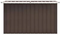 vidaXL Gartenbox, Gartenaufbewahrungsbox Braun 149 x 99 x 93 cm