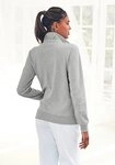 Bench. Loungewear Sweatjacke mit gl&auml;nzender Logostickerei am Stehkragen,...
