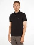 Tommy Hilfiger Poloshirt 1985 SLIM POLO mit Stickerei, Piqu&eacute;-Qualit&auml;t, Slim...