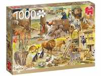 Jumbo Spiele Puzzle 18854 Der Bau der Arche Noah, 1000 Teile Puzzle, 1000...