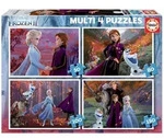 Educa Puzzle Die Eisk&ouml;nigin 2, 4in1 Puzzleset, Puzzleteile
