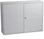 Phoenix Tresor Schl&uuml;sselschrank KC0607K Schl&uuml;sselschloss 600 Haken grau