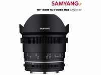 Samyang MF 14mm T3,1 VDSLR MK2 Canon EF Superweitwinkelobjektiv
