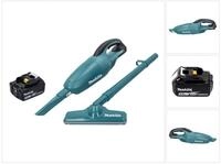 Makita Akku-Handstaubsauger DCL 180 T1 Akku Staubsauger 18 V Gr&uuml;n + 1x Akku 5,0 Ah
