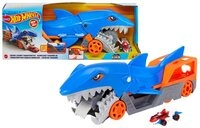 Mattel&reg; Autorennbahn Hot Wheels Hungriger Hai Transporter