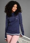KangaROOS Hoodie Langarm, figurbetonter Schnitt, aus Baumwolle, mit Kapuze