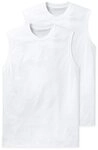 Schiesser Achselhemd Essentials (2er Pack) &auml;rmellos, Doppelpack, Rundhalsausschnitt,