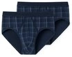 Schiesser Slip - 2PACK Sport Slip Schiesser kariert - Doppelpack (2 St&uuml;ck)