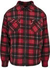 URBAN CLASSICS Allwetterjacke Urban Classics Herren Plaid Teddy Lined Shirt...