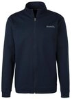 Bench. Loungewear Sweatjacke mit seitlichen Eingrifftaschen, aus leichter und