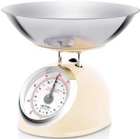 eta K&uuml;chenwaage STORIO beige ETA577790040 Retro, analog, (2-tlg), Ganzmetall-Design