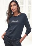 Bench. Loungewear Sweatshirt mit Logostickerei, Loungewear