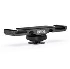 R&Oslash;DE Mikrofon-Halterung Rode DCS-1 Dual-Blitzschuhadapter, (bis 3,5 Zoll, 1...