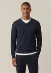 FYNCH-HATTON Strickpullover aus Baumwolle, mit V-Ausschnitt, bequeme Passform