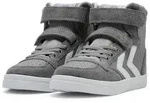 hummel SLIMMER STADIL LEATHER HIGH JR Sneaker grau 32 EU