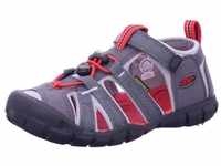 Keen Footwear Keen Kinder-Wanderschuhe Seacamp II Cnx grau/schwarz/rot (1022970)