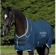 Horseware Pferde-Abschwitzdecke Horseware Rambo Dry Rug Supreme - Navy/Silver