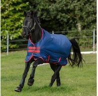 Horseware Pferde-Thermodecke Horseware Mio Turnout Medium 200g - Dark Blue & Red
