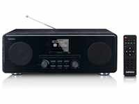 Lenco DAR-061BK Digitalradio (DAB) (DAB+,FM, 20 W, LCD-Display, Bluetooth & AUX