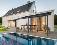 Palram - Canopia Terrassendach Capri Alu Terrassen&uuml;berdachung, BxT: 555x295 cm,