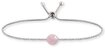 Engelsrufer Silberarmband, mit Rosenquarz