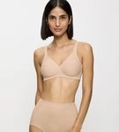 Triumph B&uuml;gelloser BH Modern Soft+Cotton N mit dezenten Streifen