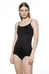 Tr&auml;gertop MEY "SERIE EMOTION", Damen, Gr. 44, schwarz, Feinripp, Obermaterial: 50%