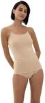 Tr&auml;gertop MEY "SERIE EMOTION", Damen, Gr. 44, beige (cream tan), Feinripp,