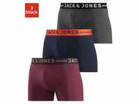 Jack & Jones Boxer JAC Lichfield Trunks (Packung, 3-St) mit kontrastfarbigem Bund