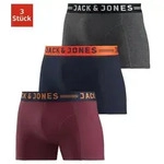 Jack & Jones Boxer JAC Lichfield Trunks (Packung, 3-St) mit kontrastfarbigem Bund